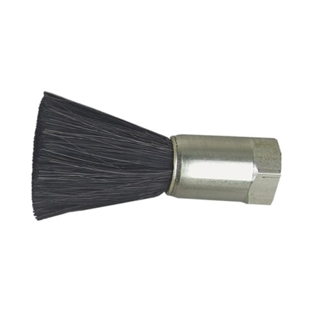 Gordon Brush 1 D Body Goat Hair Fill .125 Orifice Female Thread Flow Thru Brush, PK6 901716G